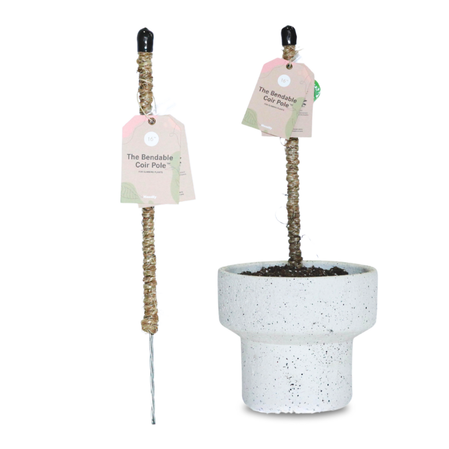 The Original Bendable Coir Pole - Best Seller (Tape Included)