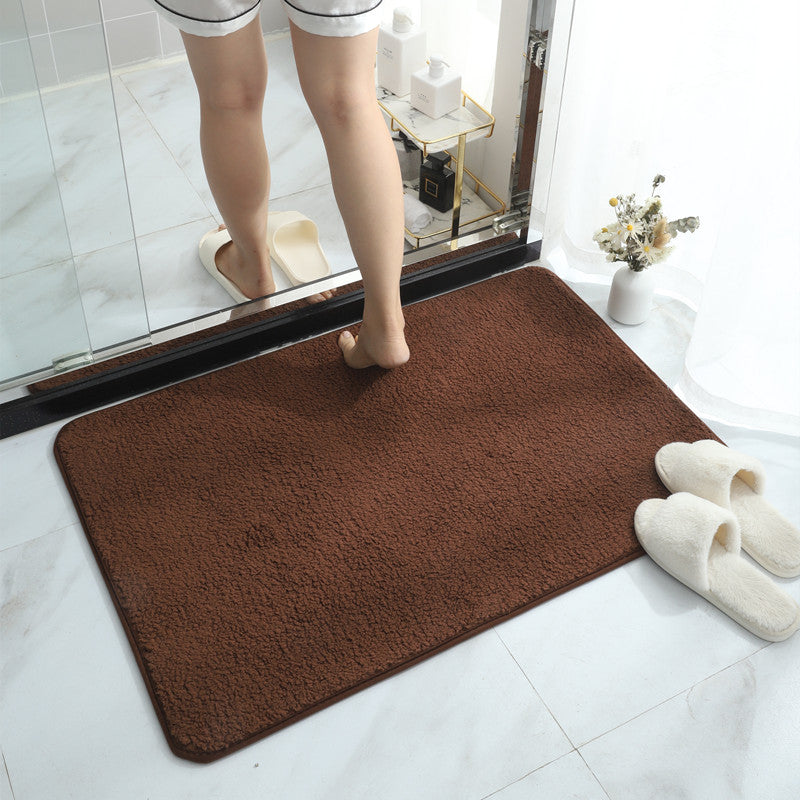 Plush Non-Slip Bathroom Mat – Super-Absorbent Thick Floor Mat