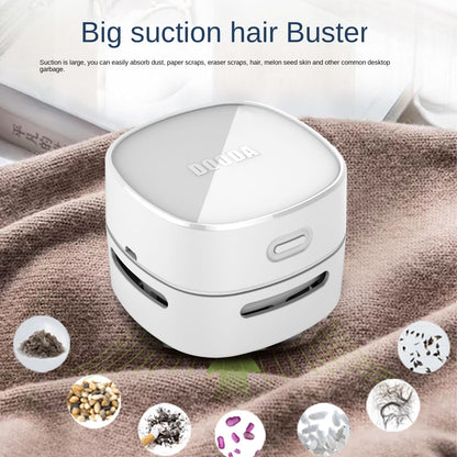 Mini Rechargeable Desktop Vacuum Cleaner – Cordless Tabletop Sweeper