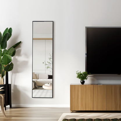 Wall mounted full-length mirror black 65 * 23“