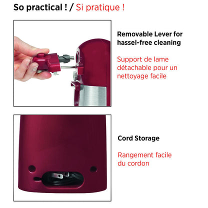 3-in-1 Automatic Electric Can Opener — Hands-Free Opening, Sharpening & More