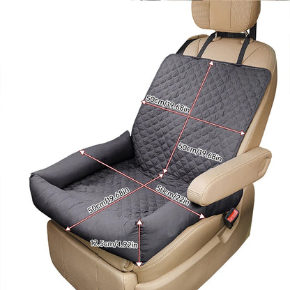 Waterproof Pet Car Seat Cover & Nest: For Medium & Small Dogs/Cats