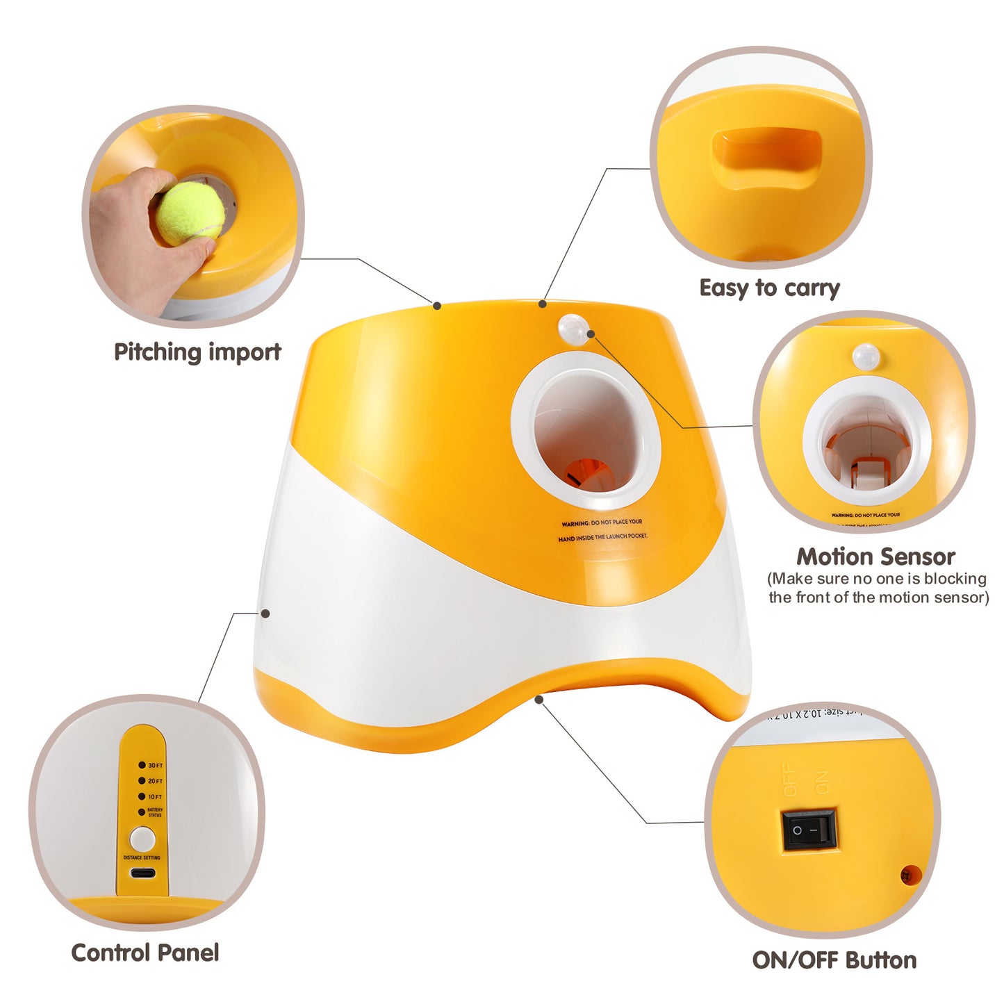 Automatic Hands-Free Dog Ball Launcher