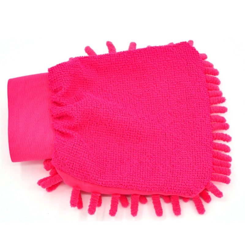 2-in-1 Microfiber Car Wash Mitt – Scratch-Free Cleaning Glove