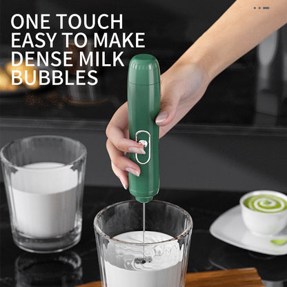 Handheld Electric Milk Frother – Battery-Operated Drink Mixer & Foam Maker