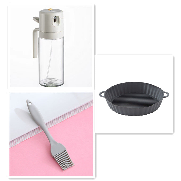 2-in-1 Glass Oil Sprayer & Pourer (550ml) – Automatic Flip & Precise Control