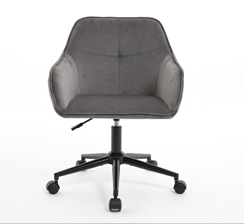 Velvet Office Desk Chair, Modern Home Desk Chair with Wheels