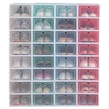 Stackable Shoe Box – Clear Plastic Storage Organizer