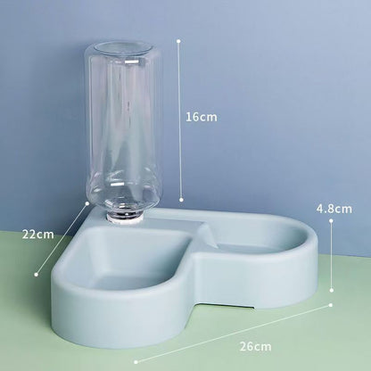 Automatic Water & Food Pet Bowl – Splash-Proof & Corner-Fitting