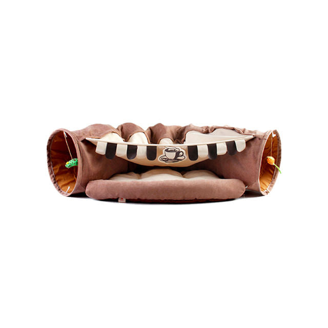 Collapsible Fabric Pet Tunnel Tube Toy