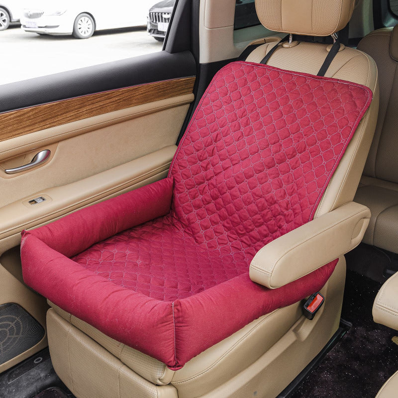 Waterproof Pet Car Seat Cover & Nest: For Medium & Small Dogs/Cats