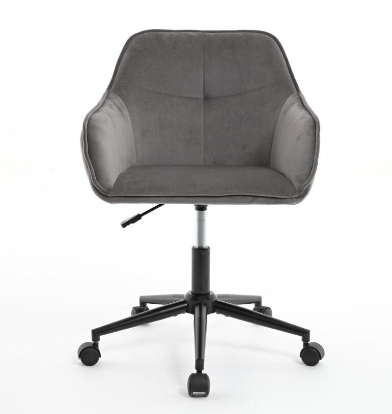 Velvet Office Desk Chair, Modern Home Desk Chair with Wheels