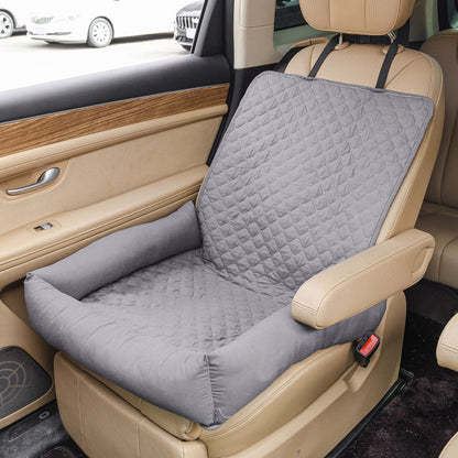 Waterproof Pet Car Seat Cover & Nest: For Medium & Small Dogs/Cats