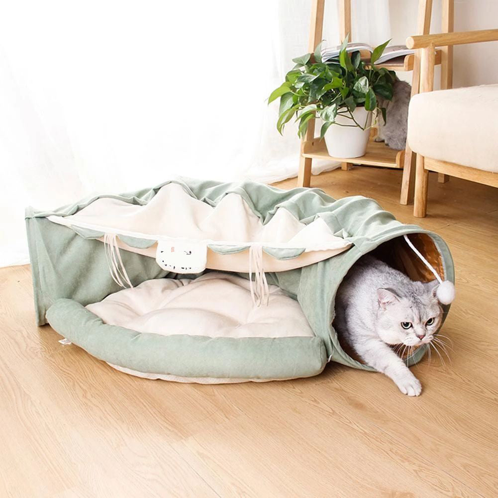 Collapsible Fabric Pet Tunnel Tube Toy
