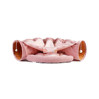 Collapsible Fabric Pet Tunnel Tube Toy