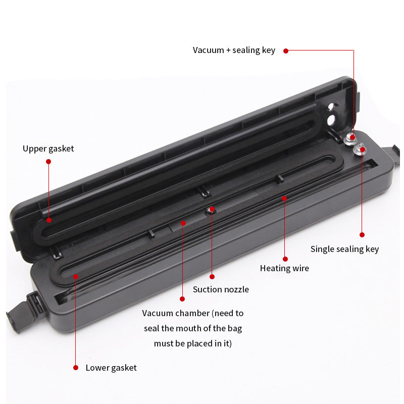 Automatic Food Vacuum Sealer – Lock in Freshness, Stop Food Waste