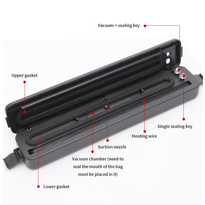 Automatic Food Vacuum Sealer – Lock in Freshness, Stop Food Waste