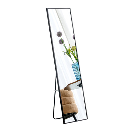 Wall mounted full-length mirror black 65 * 23“