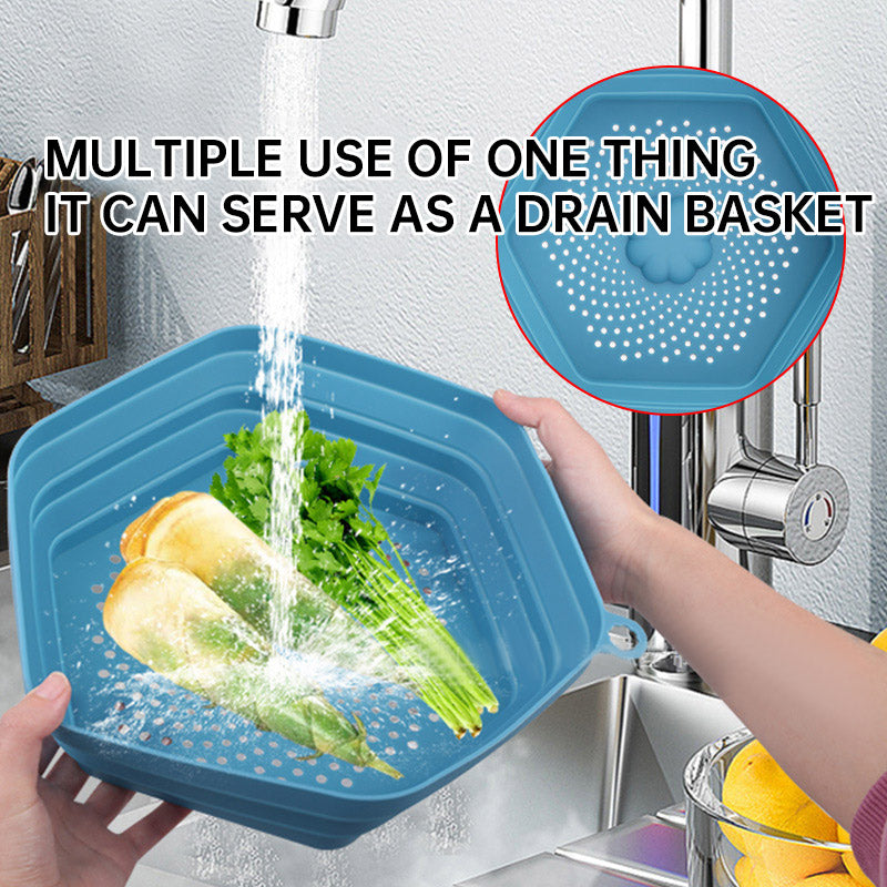 Collapsible Silicone Microwave Food Cover – Splatter Guard & Plate Lid