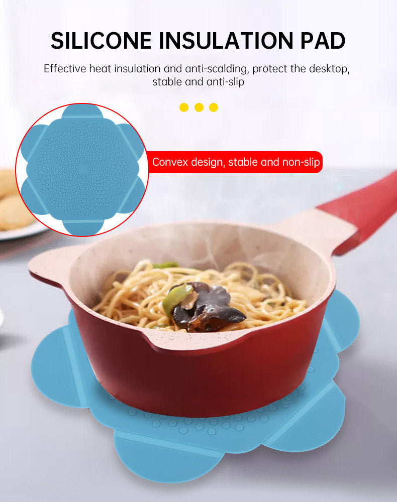Collapsible Silicone Microwave Food Cover – Splatter Guard & Plate Lid
