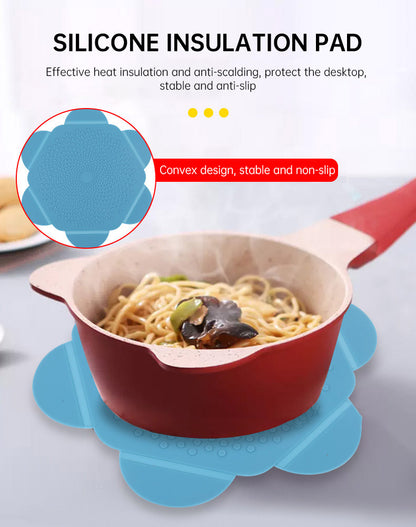 Collapsible Silicone Microwave Food Cover – Splatter Guard & Plate Lid