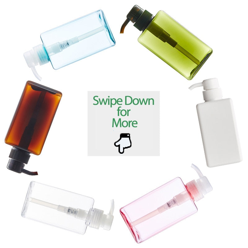 Refillable Large Pump Lotion & Shampoo Bottle – Multi-Use Travel & Home Essential