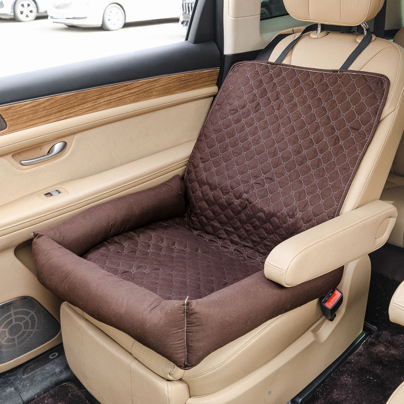 Waterproof Pet Car Seat Cover & Nest: For Medium & Small Dogs/Cats
