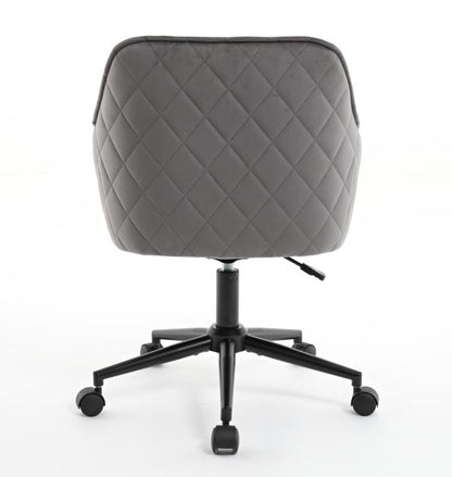 Velvet Office Desk Chair, Modern Home Desk Chair with Wheels