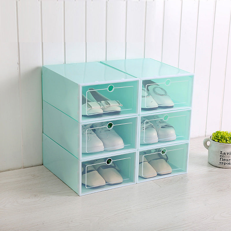 Stackable Shoe Box – Clear Plastic Storage Organizer
