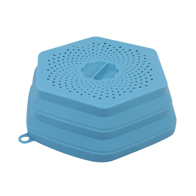 Collapsible Silicone Microwave Food Cover – Splatter Guard & Plate Lid