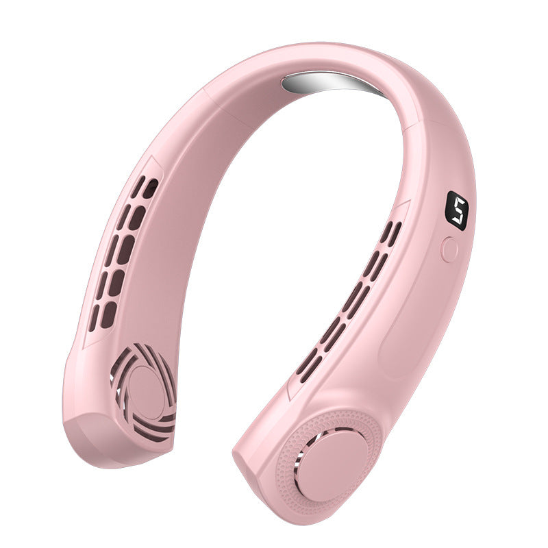Cooling and Quiet Neck Fan, Small Rechargeable USB
