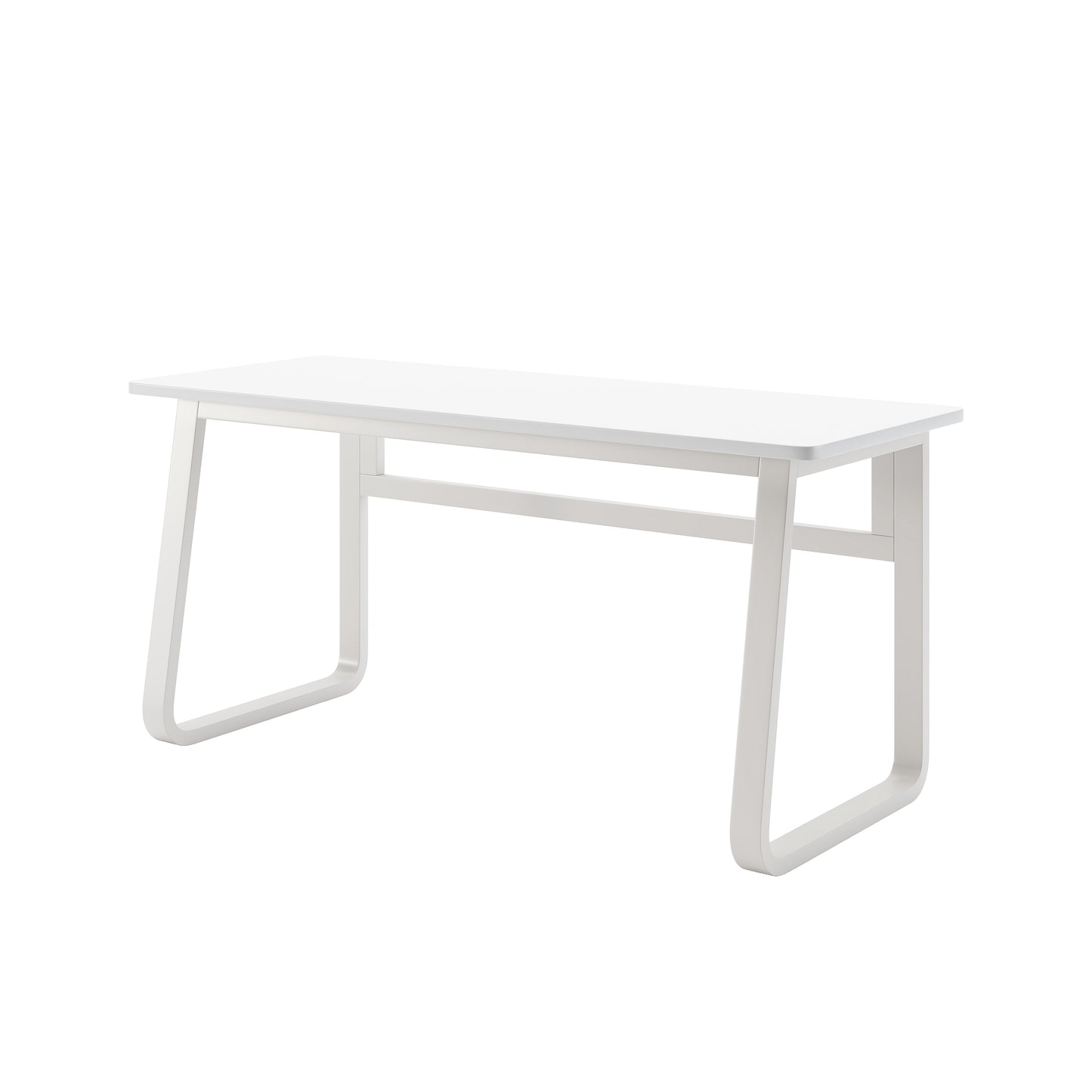 47.2" Modern White Computer & Gaming Desk