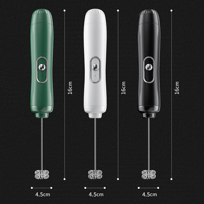 Handheld Electric Milk Frother – Battery-Operated Drink Mixer & Foam Maker