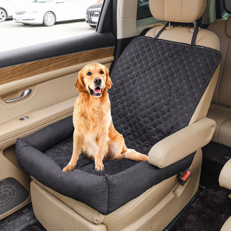 Waterproof Pet Car Seat Cover & Nest: For Medium & Small Dogs/Cats