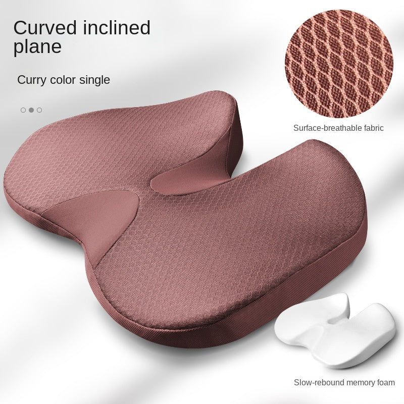 Curved Memory Foam Seat Cushion (45x35x5cm)
