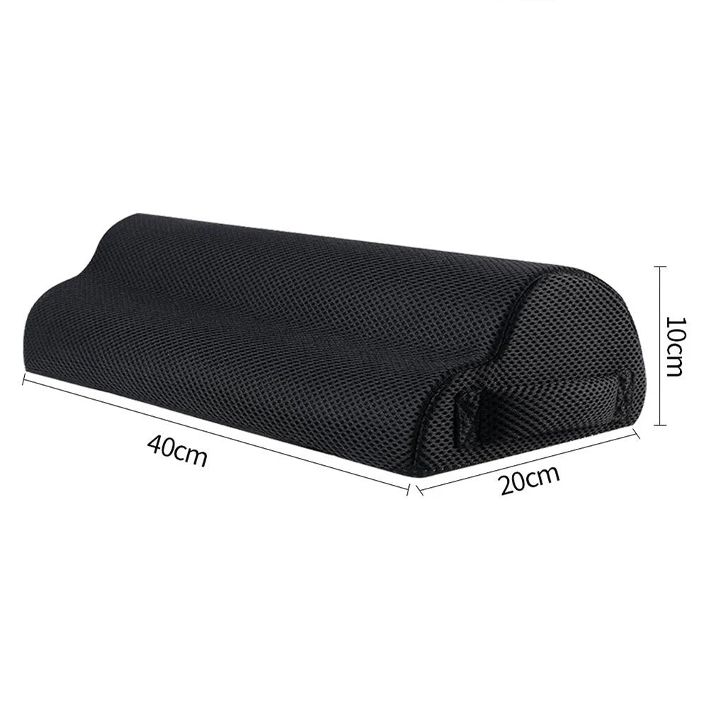 Ergonomic Under-Desk Footrest Cushion - Portable Memory Foam Leg & Foot Support