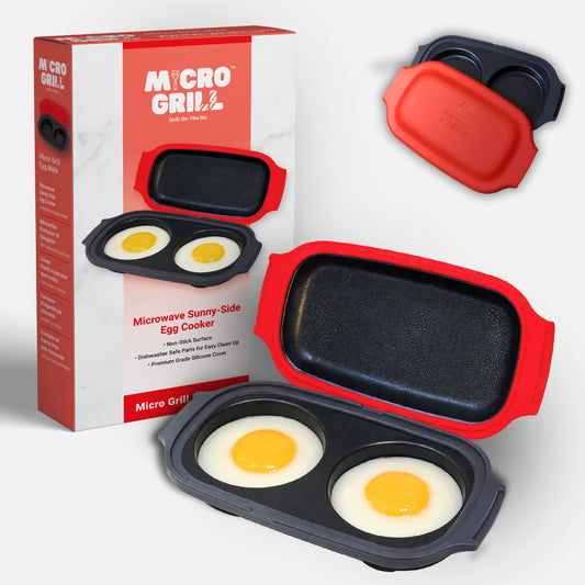 Micro Grill Egg Mate Microwave 2-Egg Cooker