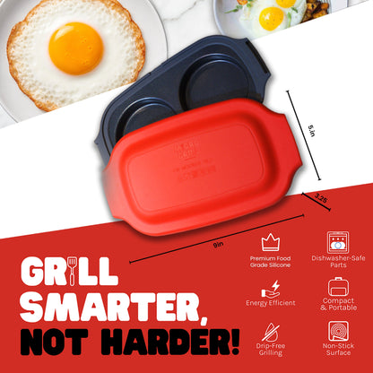 Micro Grill Egg Mate Microwave 2-Egg Cooker