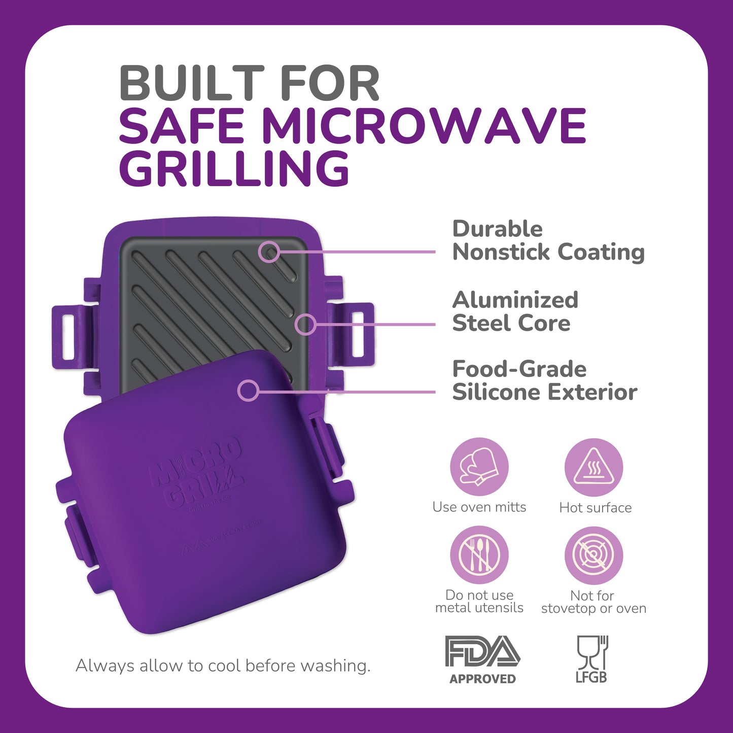 Micro Grill Microwave Grill Plate